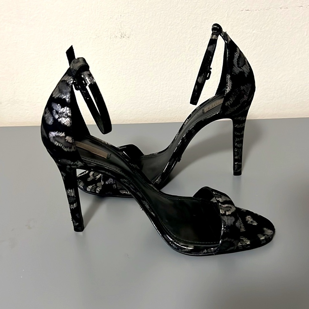 Schutz - Cadey-Lee,Metalic Leopard,  High Heel Sandal. Worn once, like new.